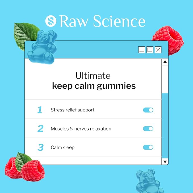 Magnesium Gummies for Adults - Calm Magnesium Complex 500 mg - Magnesium Citrate, Malate, Taurate & Oxide - Magnesium Supplement for Sleep, Muscle Relaxation and Legs Cramp Defense - 90 Vegan Gummies
