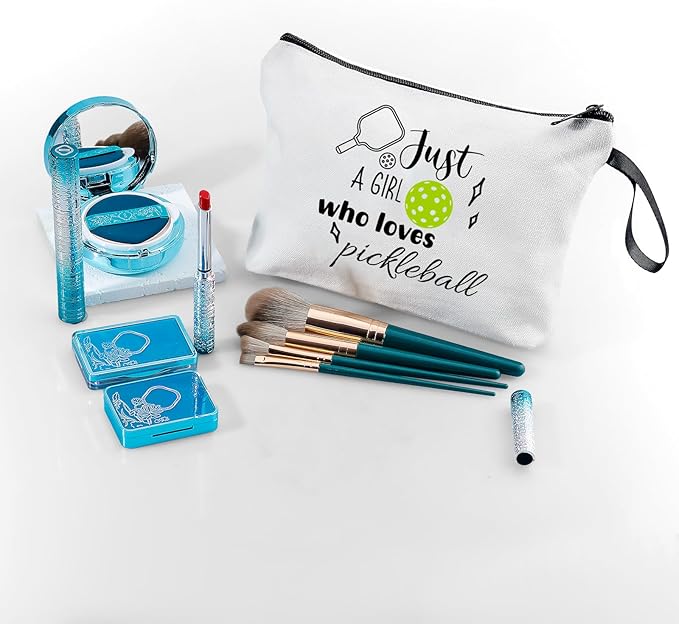 Pickleball Gifts,PickleBall Makeup Bag,Birthday Gifts for Friendship,Womens Birthday Gifts,Gifts for Pickleball Lovers,Sister,Friends