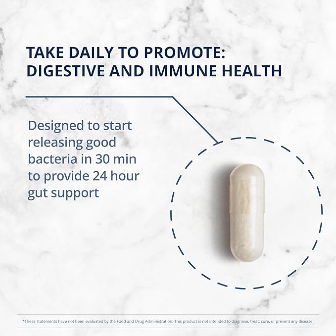 Metagenics UltraFlora Balance Probiotic - Daily Gut Health Supplement* - Offers Digestive & Immune System Support* - Vegetarian, Non-GMO & Gluten-Free - 30 Capsules