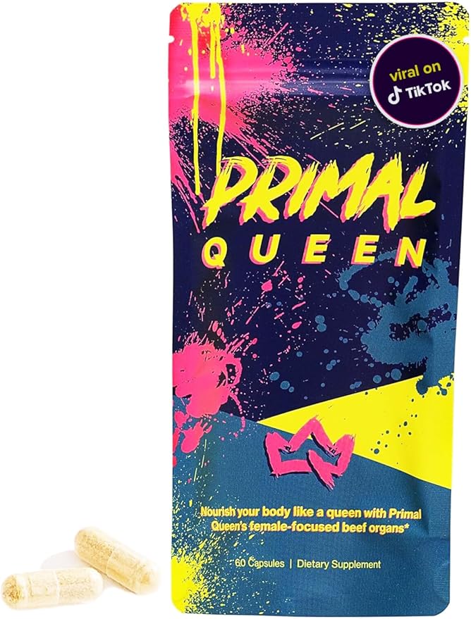 Female-Optimized Beef Organ Superfood Supplement (Beef Liver, Kidney, Heart, & 3 More) - 100% Grass Fed, Pasture Raised Cattle - Balance Hormones, Energy, & More for Women