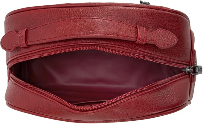Wrangler Makeup Pouch Bag Mini Western Toiletry Purse Cosmetic Organizer Paisley Travel Pouch for Women