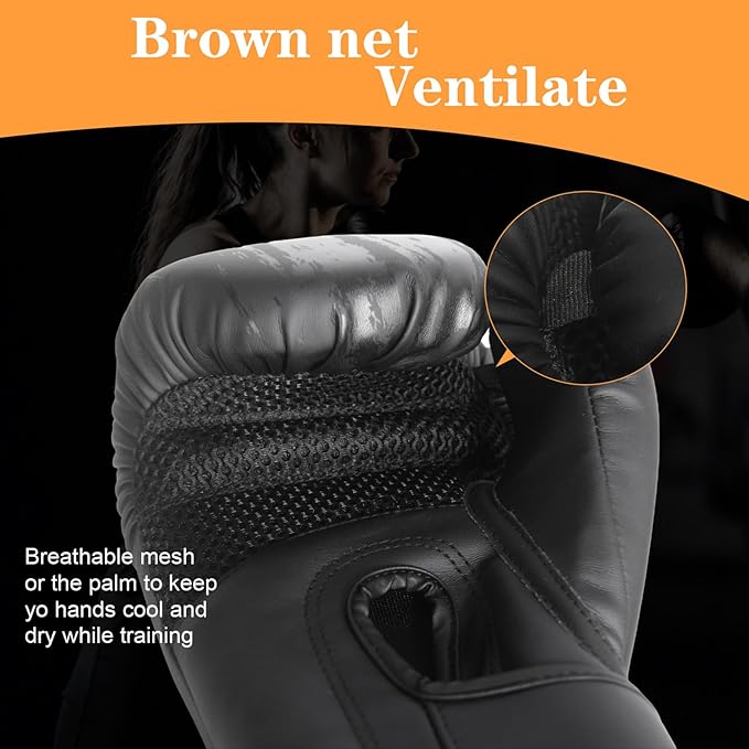 Boxing Gloves for Men and Women,Pro Training Sparring,Suitable for Boxing Kickboxing MMA Fighting,Adult Heavy Punching Bag Gloves,Workout Gloves for Boxing,Muay Thai