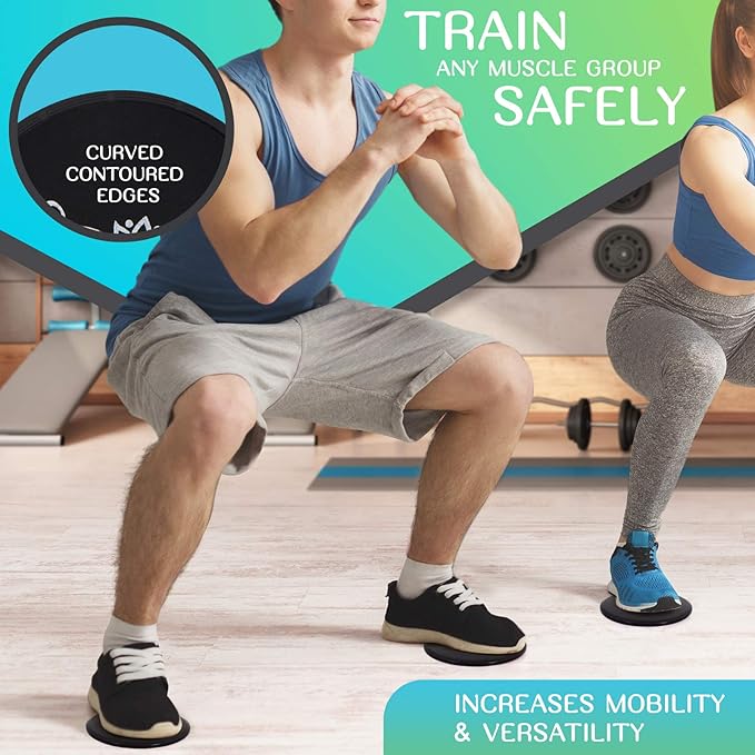 Serenily Sliders for Working Out - Core Exercise Sliders 2 Dual