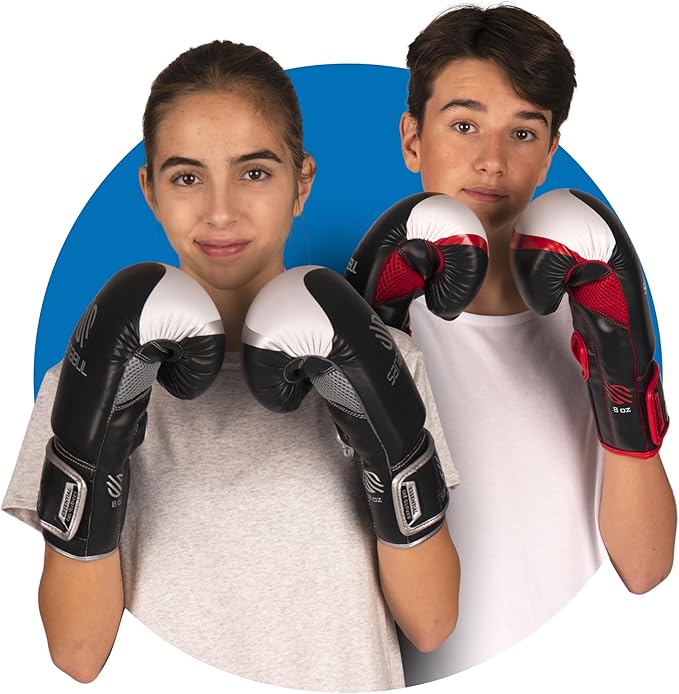 Sanabul Essential Gel Boxing Gloves for Men & Women, Kickboxing MMA, Muay Thai Gloves and Heavy Bag Training Punching & Sparring
