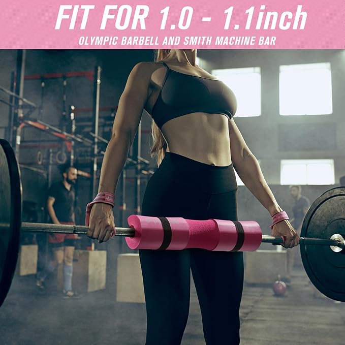 G4Free 7pcs Barbell Pad Set for Squat 2 Gym 3 Hip