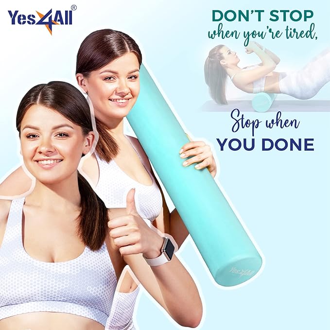 Yes4All Medium-Density EVA Foam Roller for Physical Therapy