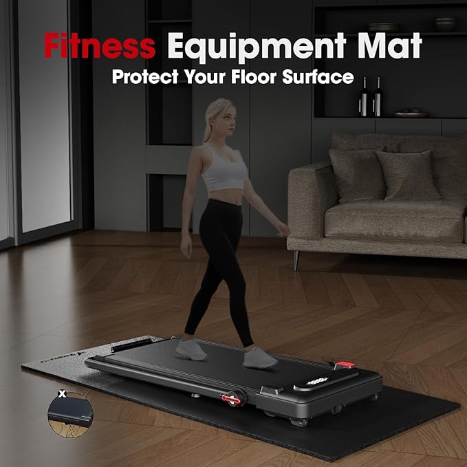 Treadmill Walking Pad Mat 84" x 36" 1/4" Thick