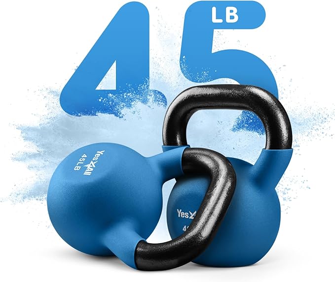 Yes4All Neoprene Coated/Adjustable Kettlebell & Kettlebell Sets -