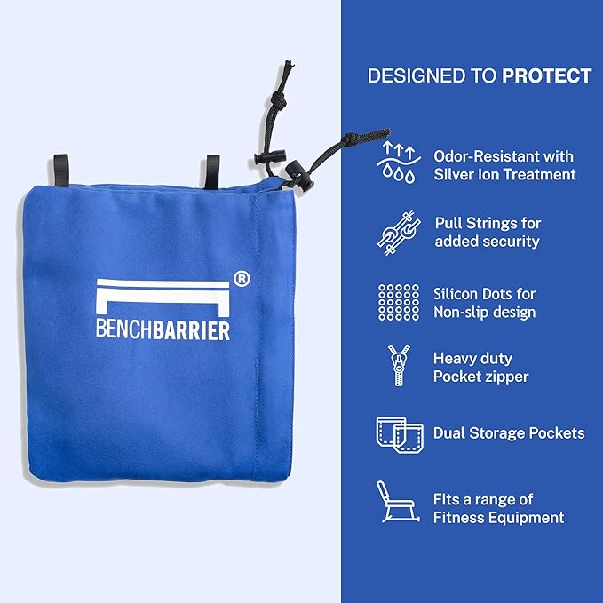 Protective Microfiber Weight Bench Cover 2 Built-In
