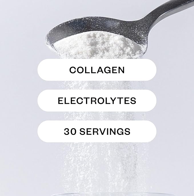 RNWY Lemon Lime Foundation Collagen Powder, Daily Joint Support with Electrolytes and Multivitamin, 10g Collagen Peptides, Sugar Free, 30 Servings