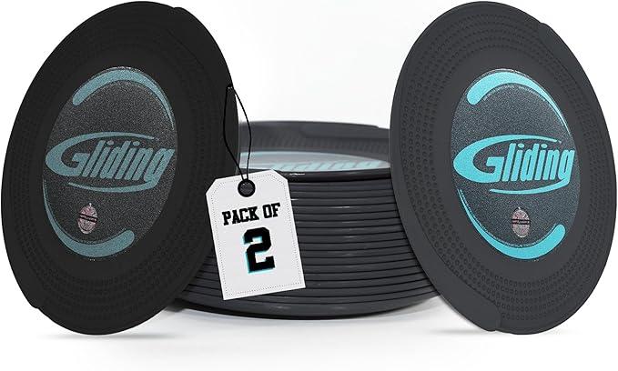 Gliding Discs for Working Out - Exercise Sliders 1 Pair, 4 Streaming