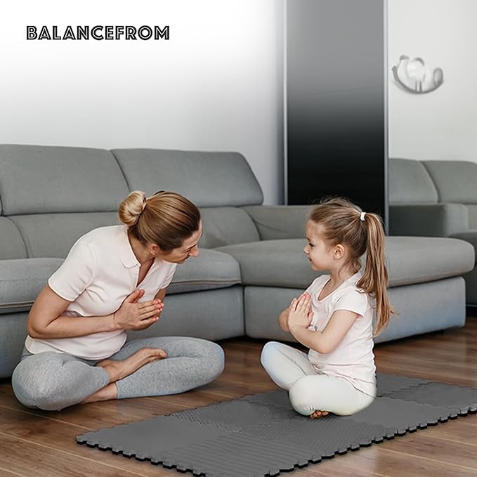 BalanceFrom Puzzle Exercise Mat with EVA Foam Interlocking
