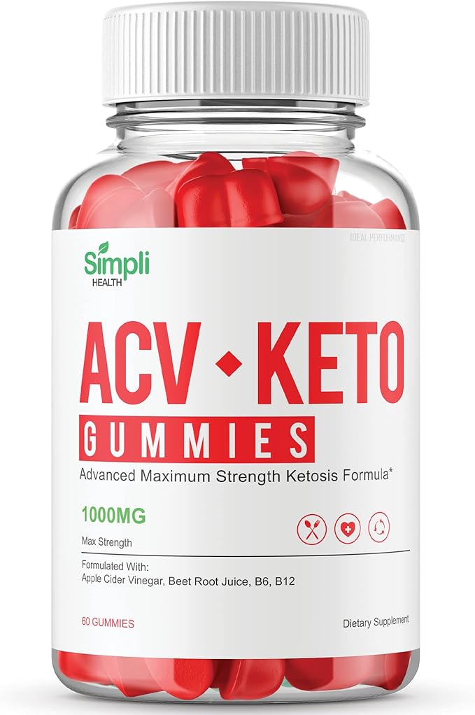 IDEAL PERFORMANCE Simpli ACV Ketos Gummies Simpli Health Gummies (60 Gummies)