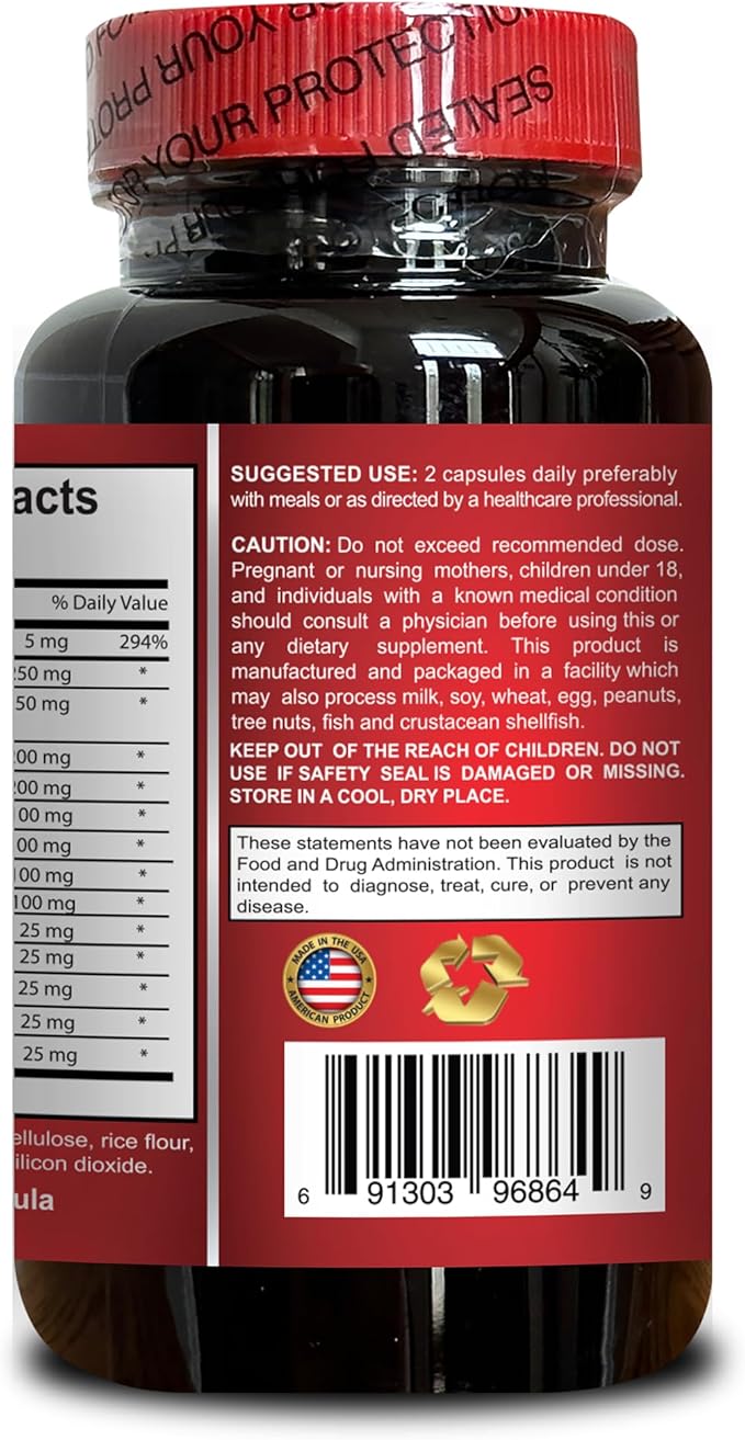 URIC Acid Formula - Kidney Herbal Supplements Pills, Natural Uric Acid, Uric Acid Control, Uric Acid Flush, Uric Acid Vitamins for Men and Women - 1 Bottle 60 Capsules