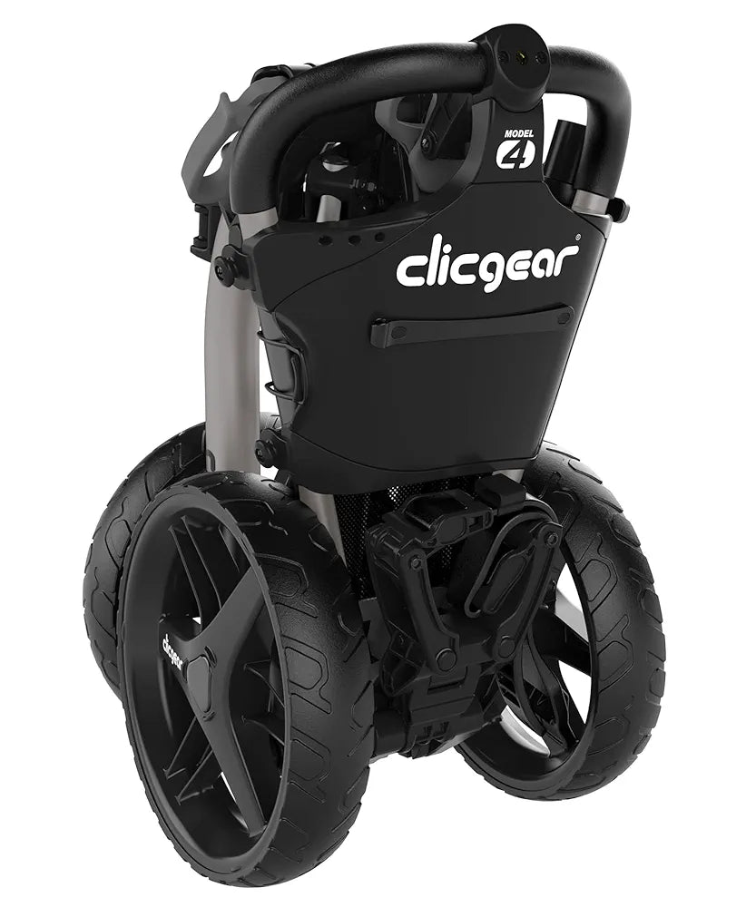 Clicgear Model 4.0 Golf Push Cart, 3-Wheel Foldable Walking Golf Cart