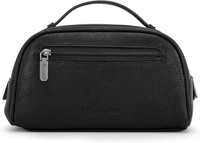Wrangler Makeup Pouch Bag Mini Western Toiletry Purse Cosmetic Organizer Paisley Travel Pouch for Women