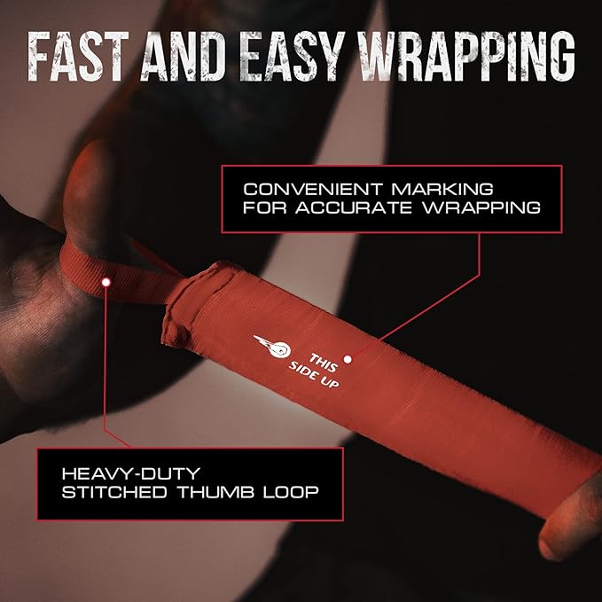 BOXERPOINT 180" Ringside Boxing Wraps for Men and Women