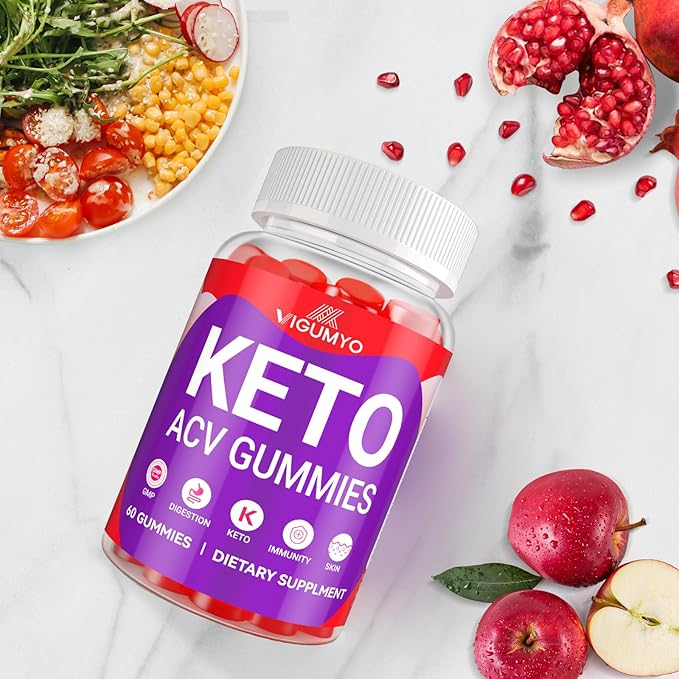 Keto ACV Gummies Keto Gummies Formulated with Pomegranate Beet Juice Powder B12 Vegan Non GMO 180 Gummies