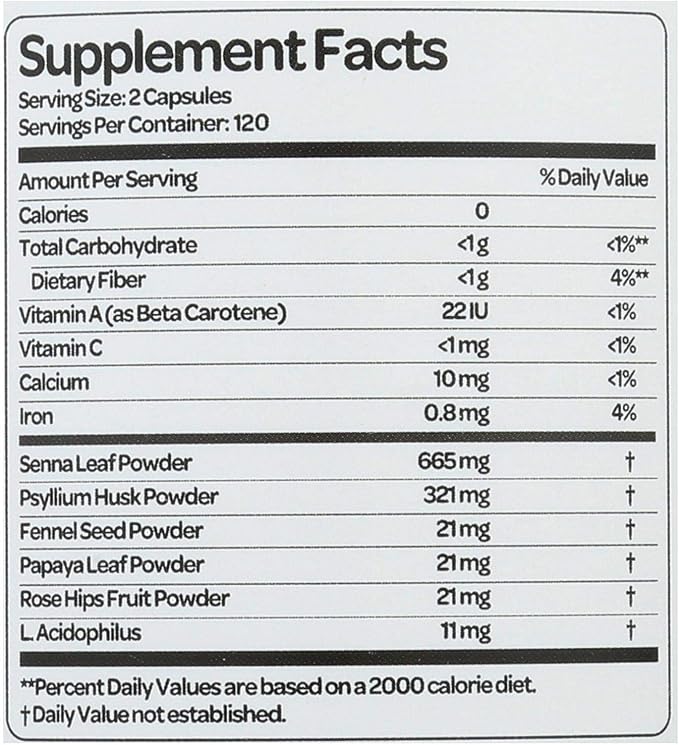 Health Plus Super Colon Cleanse: 10-Day Cleanse -Detox | 18 Cleanses, 720 Capsules, Package may vary