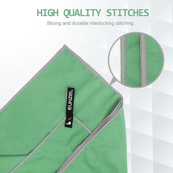Eunzel Quick Dry Camping Towel 3 Size 1 Pack,Fast