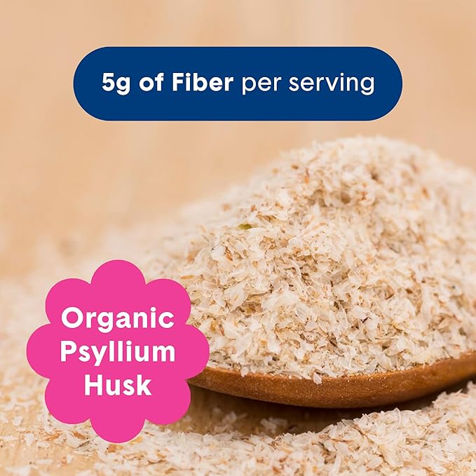 Bellway Super Fiber Powder + Fruit (3 Pack), Sugar Free Organic Psyllium Husk Powder Fiber Supplement for Regularity, Bloating Relief & Gut Health, Non-GMO, Plant-Based, Mixed Berry (150 Servings)