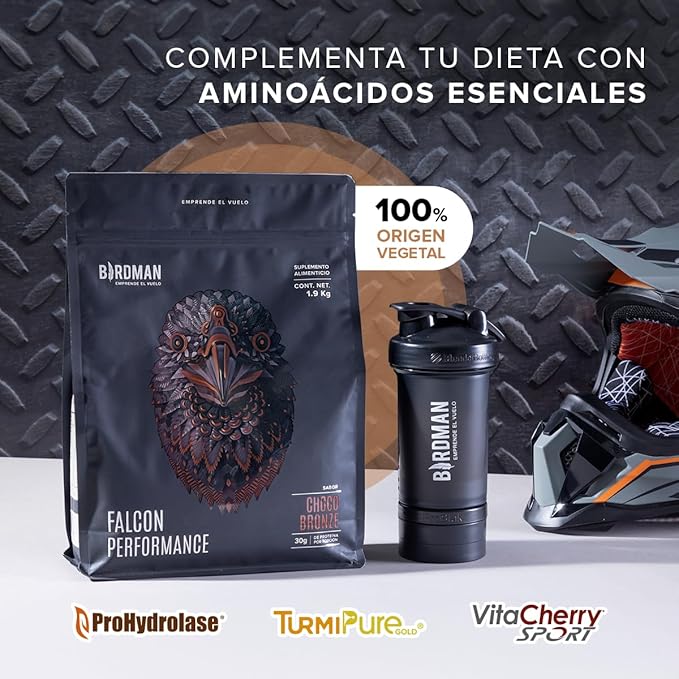 BIRDMAN Falcon Performance Premium Sport Protein Powder Plus Creatine, 31g Protein and 5g Creatine per Serving, No Inflammation, No Acne, Chocolate Flavor | 1.9Kg