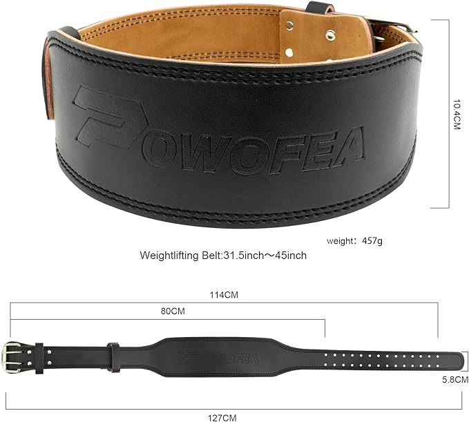 Weight Lifting Belt 4” Padded 14 Adjustable