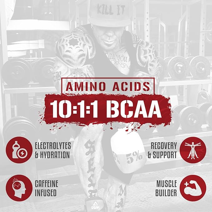 5% Nutrition Rich Piana AllDayYouMay Caffeinated BCAA Energy Powder | Premium Pre Workout Amino Energy & Electrolytes | Hydration, Endurance & Recovery | 16.3 oz, 30 Servings (Southern Sweet Tea)