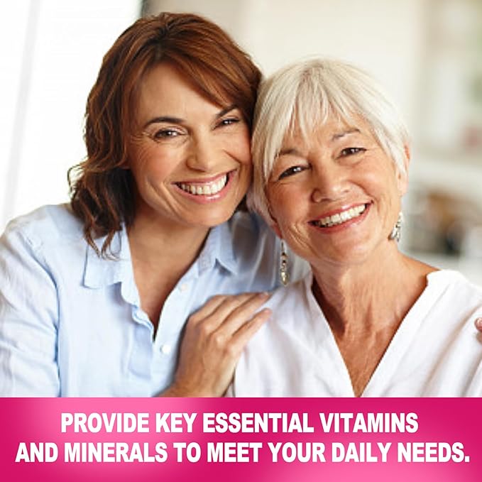 Sugar-Free Womens Multivitamin Gummies - High Absorption Multivitamin for Women Gummy with Omega-3, Astaxanthin, Calcium, Iron, Vitamin A, C, D3, K2, E, B6, B12 - Supports Skin, Hair, Energy, Immune