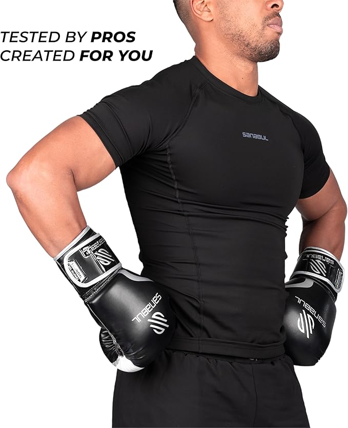 Sanabul Essential Gel Boxing Gloves for Men & Women, Kickboxing MMA, Muay Thai Gloves and Heavy Bag Training Punching & Sparring