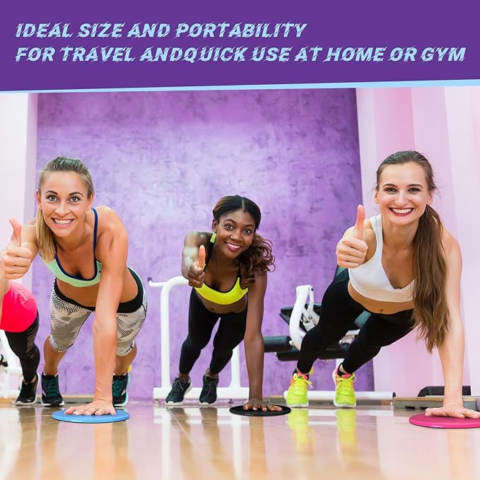 Shappy 24 Pairs Exercise Sliders Bulk Workout Sliders