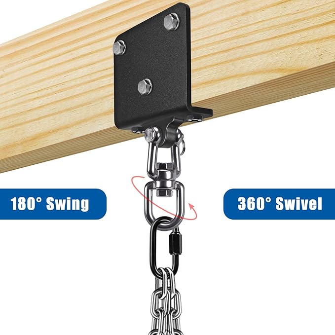 Dolibest Heavy Punching Bag Hanger, I-Beam Mount for Boxing Muay Thai, Wood Beam Hook for Weight Strength Training Systems, Aerial Yoga & Hammock, Resistance Band (1000 LB Capacity)