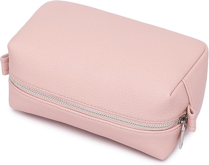 PU leather Organizer Bag Lightweight Cosmetic Bag with Ring Clasp Perfect Travel Makeup Bag for Women (Charming/PU)
