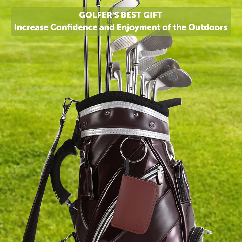 Golf Gifts for Men and Women,Golf Accessories Set with Hi-End Case,Golf Balls,Golf Tees,Golf Multifunctional Divot Tool,Rangefinder Golf Brush,Golf Scorer,Golf Ball Clamp