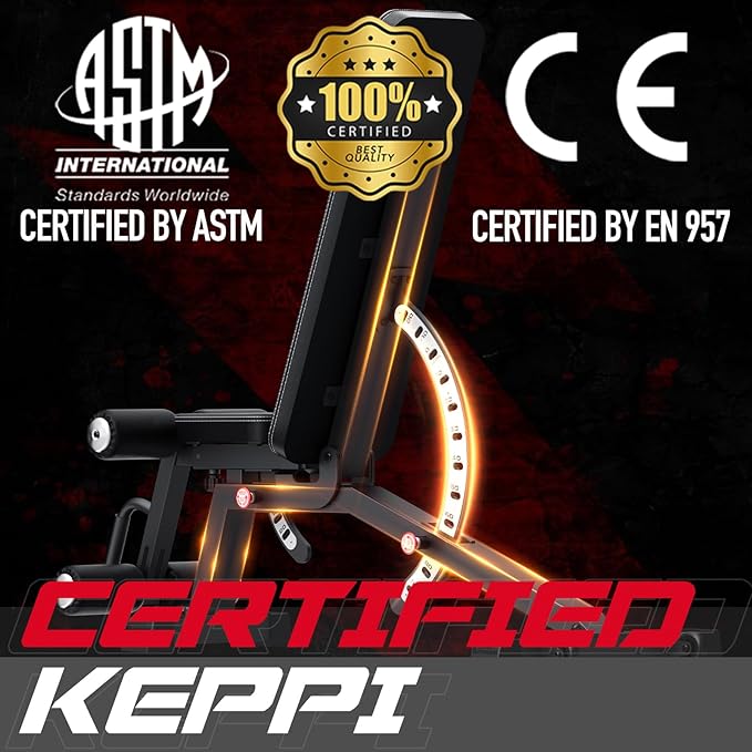 Keppi 1200LB Weight Bench Bench1000 PRO