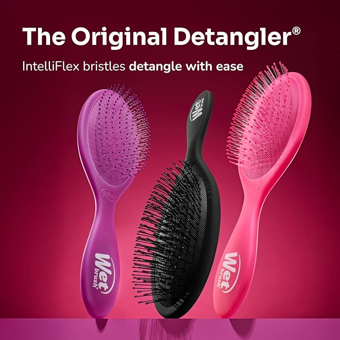 Wet Brush Original Detangler, Lime-a-rita (Summer Quencher), Ultra-Soft IntelliFlex Bristles Glide Through Tangles, Detangling Hair Brush (Wet & Dry), Women & Men, Limited Edition