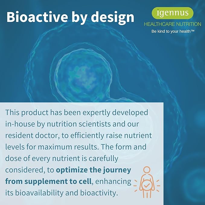 Live Cultures+ Lab4 Probiotics & Prebiotic, Lactobacillus Acidophilus & Bifidobacterium, Guaranteed 25 Billion CFU,Vegan, Non-Bloating Gut Health Support, Non-GMO, 6 x 30 Capsules, by Igennus