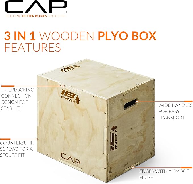 CAP Barbell 3-in-1 Plyometric Box