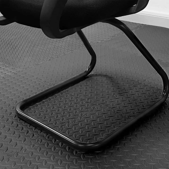 Exercise Mats Puzzle Foam Mats Gym Flooring Mat 20 SQ.FT (20pcs Black