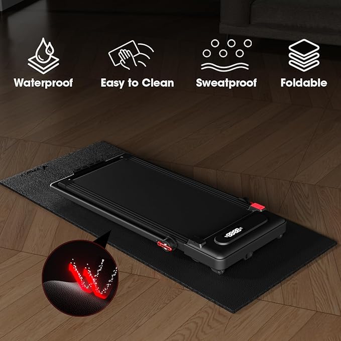 Treadmill Walking Pad Mat 84" x 36" 1/4" Thick