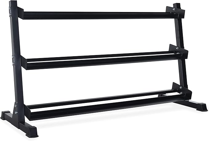 CAP Barbell Dumbbell Rack | 5-50lb or 5-75lb Dumbbell Storage | Multiple Options