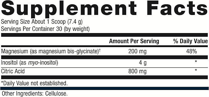 Metagenics Cenitol - Magnesium Supplement for Neuro Health* - with Myo-Inositol, Citric Acid & Magnesium - Supplements for Nervous System & Brain Function* - 7.8 Oz - 30 Servings