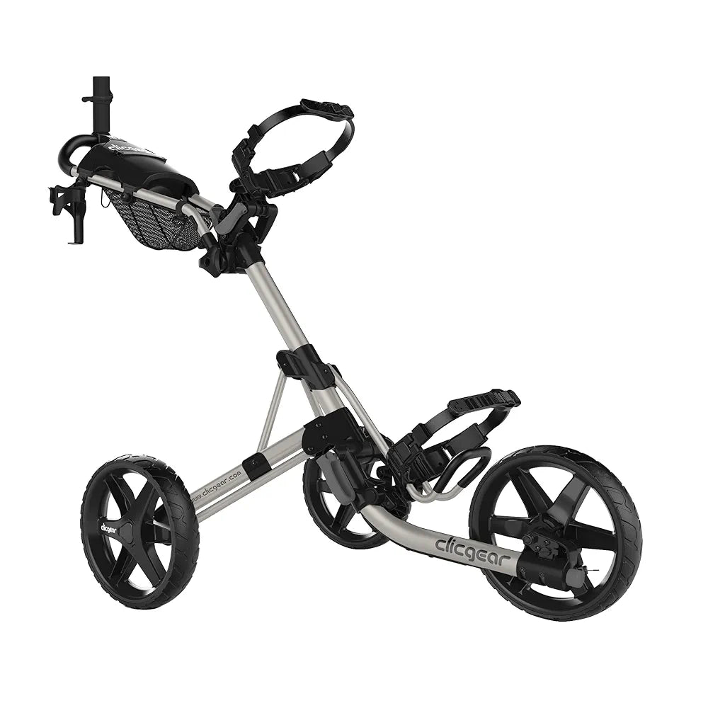 Clicgear Model 4.0 Golf Push Cart, 3-Wheel Foldable Walking Golf Cart