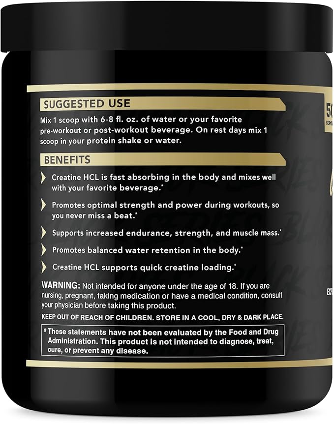Creatine Carnage, Creatine HCL, Supports Optimal Strength, Endurance, Muscle Mass, and Fast Loading*