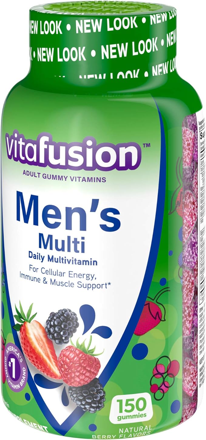 Vitafusion Men's Powerful Multi - Natural Berry 150 Gummies