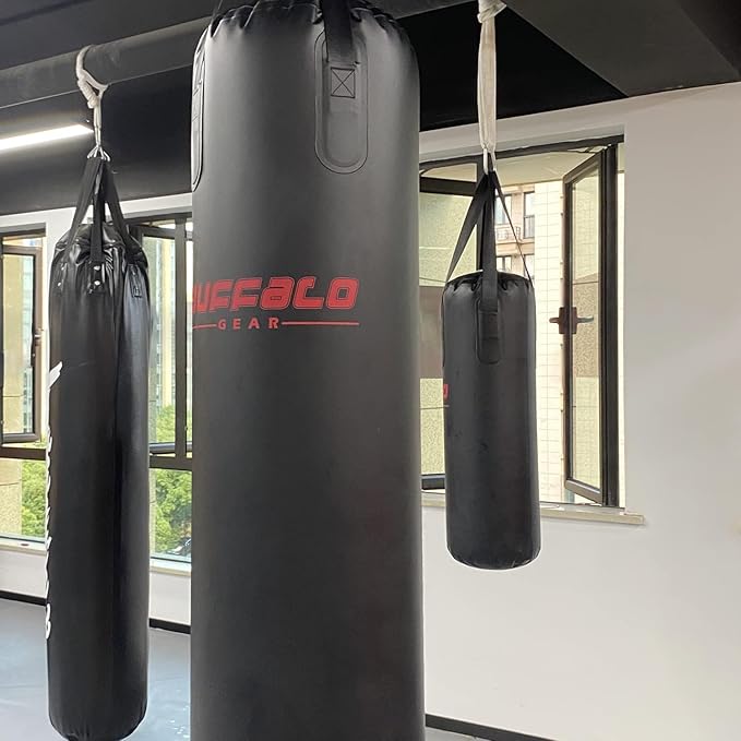Buffalo Gear Heavy Water Punching Bag, 225LB 165LB 86LB Adjustable Training Punching Bag for Kickboxing Boxing Gym Home Training for Youths Kids