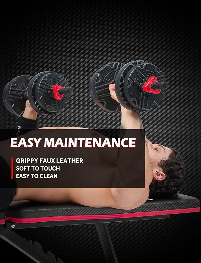 Weight Bench, Adjustable Strength Training Benches for Full