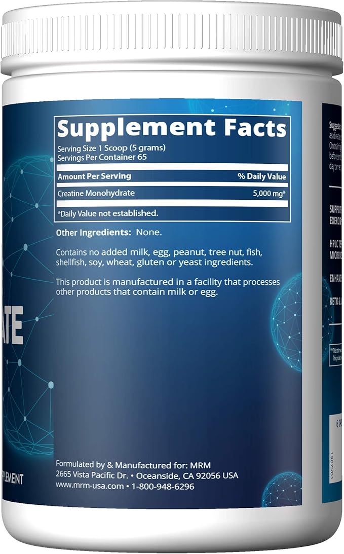 MRM - Creatine Monohydrate 325g Powder (Micronized)325 g