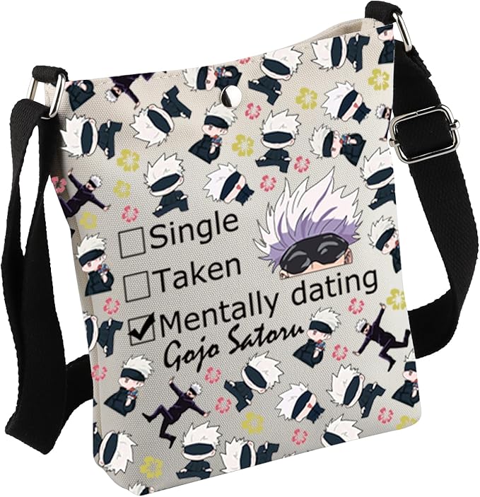 MNIGIU JJK Anime Inspired Cosmetic Bag - Themed Crossbody Gift