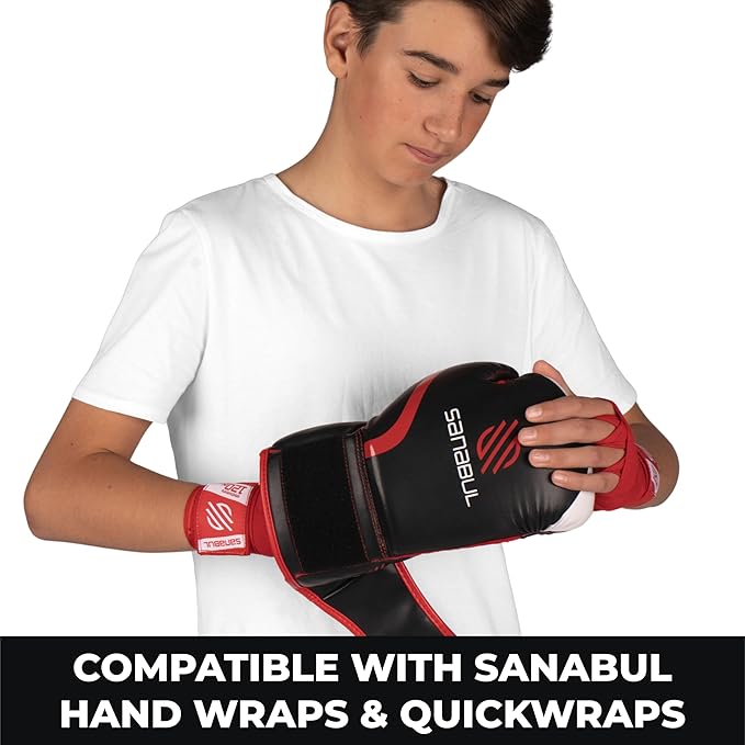 Sanabul Essential Gel Boxing Gloves for Men & Women, Kickboxing MMA, Muay Thai Gloves and Heavy Bag Training Punching & Sparring